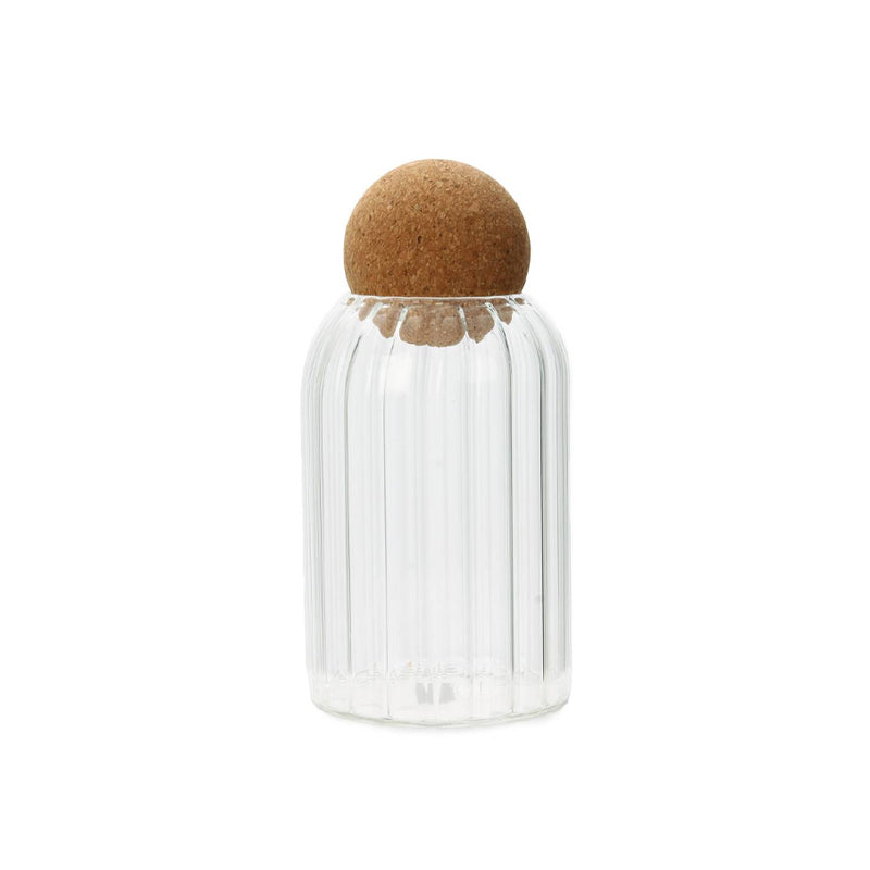 Pote de Vidro Borossilicato com Tampa Esfera de Rolha Classic 500ml