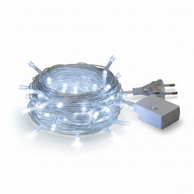 Pisca Pisca 100 Leds Brancos - 9m Fio Branco