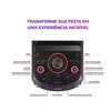 Caixa De Som Torre Bluetooth Aiwa Rgb Bivolt 1600W T1W-02 (MP)