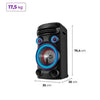 Caixa De Som Torre Bluetooth Aiwa Rgb Bivolt 1600W T1W-02 (MP)