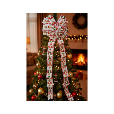 Laço Decorativo Natalino Soldadinhos - 33x135 cm