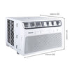 Ar-Condicionado Janela Hisense Wi-Fi 7.500 BTUs Frio 127V