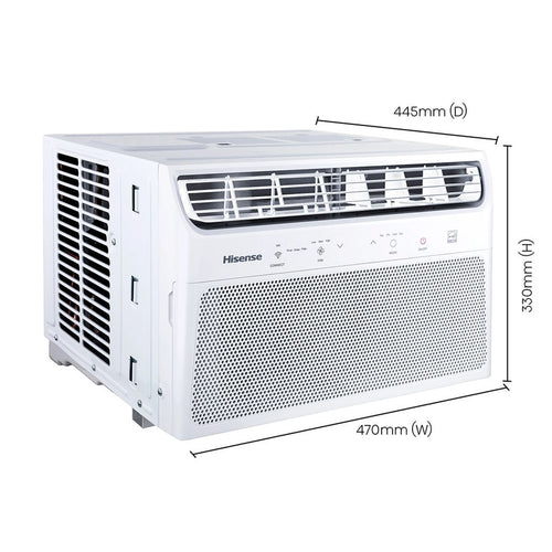 Ar-Condicionado Janela Hisense Wi-Fi 7.500 BTUs Frio 127V