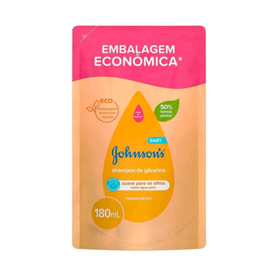 Shampoo Johnsons Baby Glicerina Refil 180ml