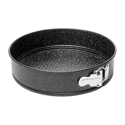 FORMA REDONDA ANTIADERENTE AÇO CARBONO GRANILITE PRETA26X7CM