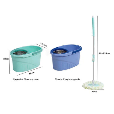 Mop Esfregão Giratório Com Balde - Cores Diversas - AZ CBT25-3004