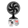 Ventilador de Mesa e Parede Arno 40cm X-Treme 6 140W 127V Preto - VE60