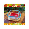 Travessa de Vidro Quadrada com Tampa de Bambu 1,1L - AZ Glass