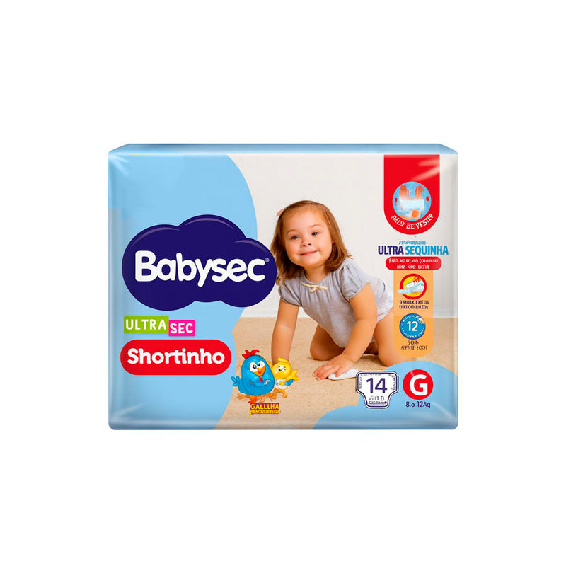 Fralda Babysec Ultra Sec Shortinho - G