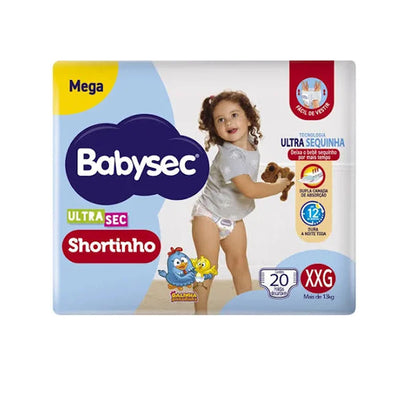 Fralda Babysec Ultra Shortinho Mega XXG