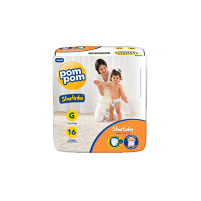 Fralda Pom Pom Shortinho Jumb G - 16un