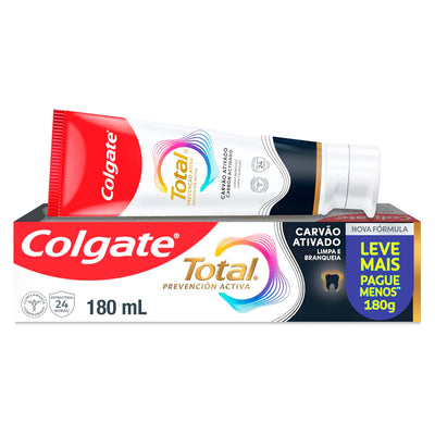 Colgate Creme Dental Total Carvão Ativado 180g