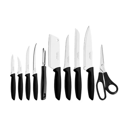 Conjunto de Facas 10 Peças Aço Inox Tramontina Plenus - Preto
