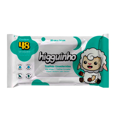 Toalha Umedecida Higguinho 48 und