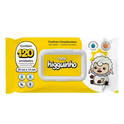 Toalhas Umedecidas Higguinho  120 Und