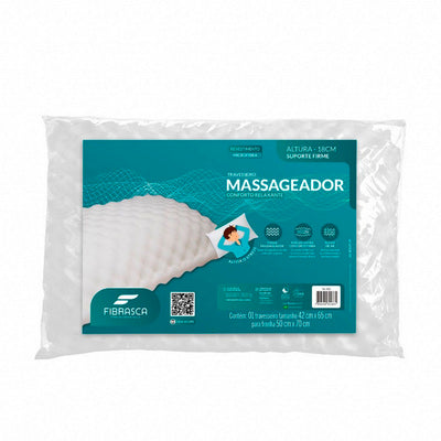 Travesseiro Massageador Fibrasca -42x65cm