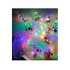 Cortina de LED Natalina com 10 Bolas Decorativas e Miniaturas Sortidas - 3m