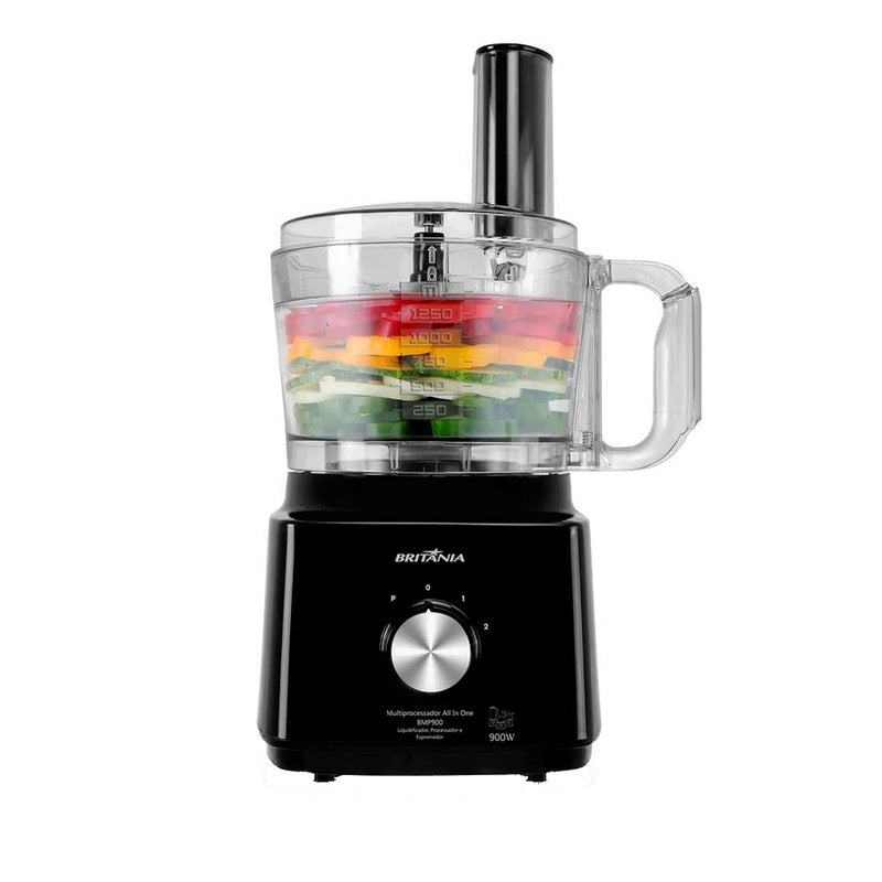 Multiprocessador Britânia All in One, Bmp900p, 900W, Preto, 110v