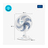 Ventilador de Mesa Mondial Super Power 6 Pás 40cm, 140W, Silencioso - VSP-40-W