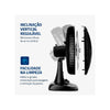 Ventilador de Mesa Mondial Super Power 6 Pás 40cm, 140W, Silencioso - VSP-40-B