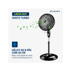 Ventilador de Coluna 40cm Turbo Mondial Preto/Prata 140W NVT-40C-8P-B