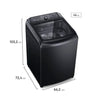 Máquina de Lavar Electrolux 18Kg Preta Expert Tripla Filtragem e Jatos Poderosos (LEB18) 127V