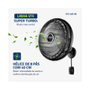 Ventilador de Parede Mondial Super Turbo VTX-40P-8P - 40cm, 8 Pás, 140W