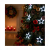 Luminária Decorativa LED Estrela 5m com 10 Estrelas - Luz Contínua Branca