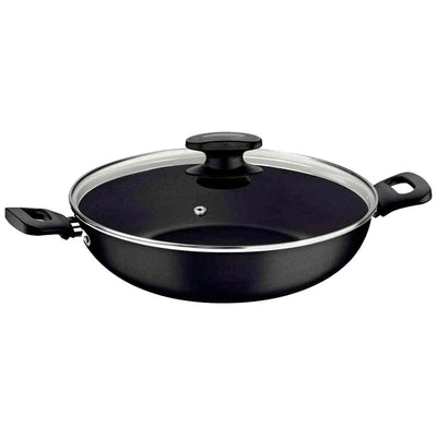 Wok Tramontina Loreto em Alumínio Antiaderente Ø28cm 3,3L Grafite