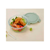 Pote De Vidro Redondo Green Life - 370ml