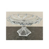 BOLEIRA CRISTAL  DELICATA COM PÉ DIAMOND 15X30 CM