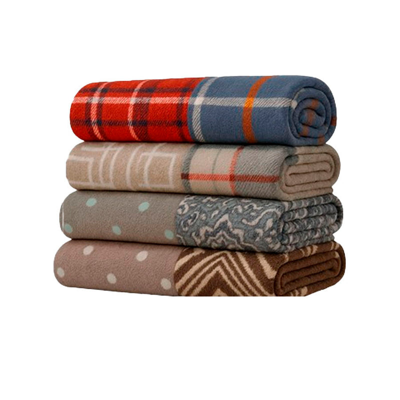 Manta Casal Estampada -  Estampas Diversas (Envio Aleatório de Acordo com a disponibilidade do estoque )