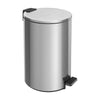 Lixeira com Pedal Tramontina Loop em Aço Inox com Acabamento Polido e Balde Interno 20 L