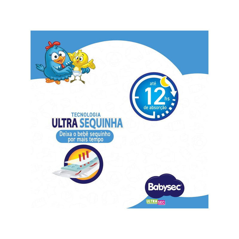 Fralda Babysec Ultrasec P 20 Unidades - Babysec