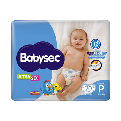 Fralda Babysec Ultrasec P 20 Unidades - Babysec