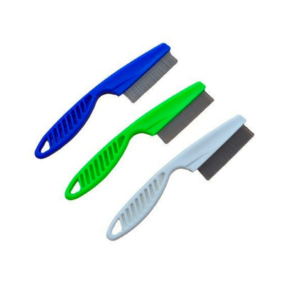 Pente Tira-Pulgas  em Aço Inox para Cães e Gatos