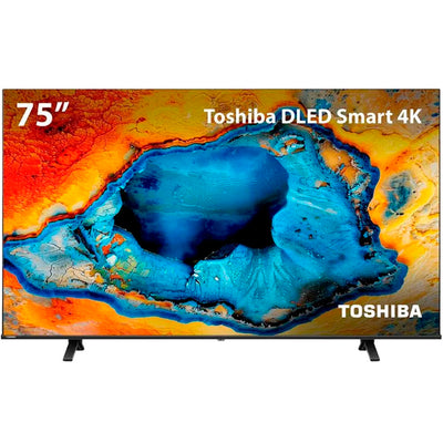 Smart TV DLED 75"" 4K Toshiba 75C350NS VIDAA 4 HDMI 2 USB Wi-Fi - TB033M