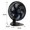 Ventilador de Mesa Arno Xtreme Force Breeze VB50 126W 6 Pás - 50cm
