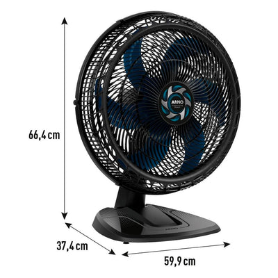 Ventilador de Mesa Arno Xtreme Force Breeze VB50 126W 6 Pás - 50cm