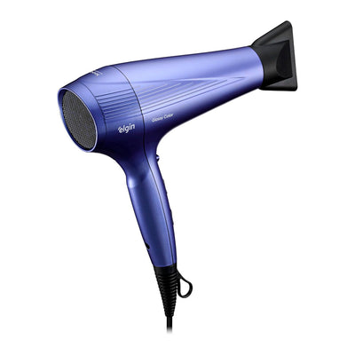 Secador de Cabelo Glossy Color Elgin 2.000W Tourmaline íon, Jato Frio , Roxo - 110v