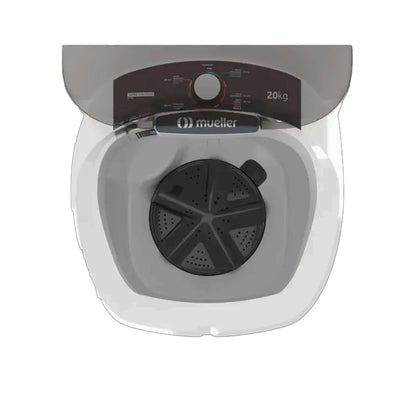 Lavadora Tanquinho Mueller 20Kg 5 Programas Semiautomatico Branco 127V