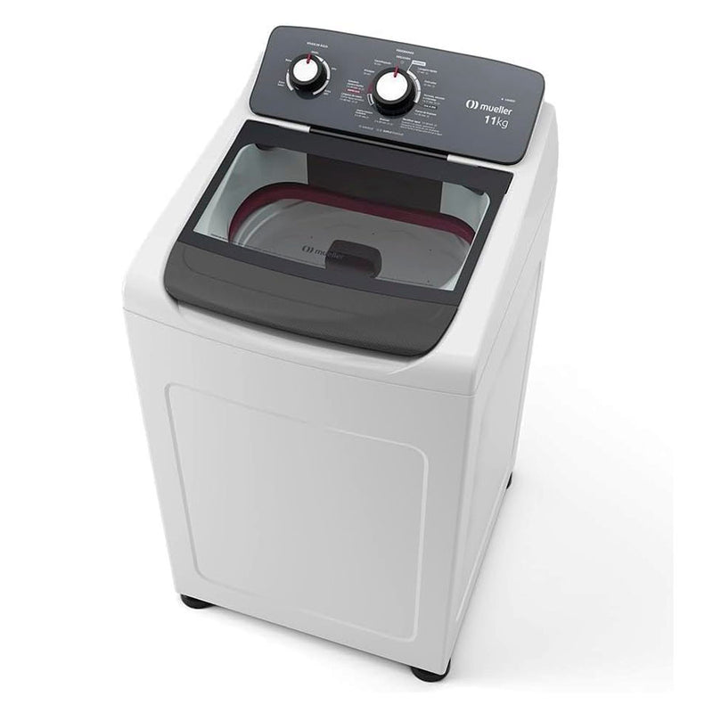 MÁQUINA DE LAVAR MUELLER AUTOMÁTICA 11KG COM CICLO RÁPIDO  BRANCO - 127V