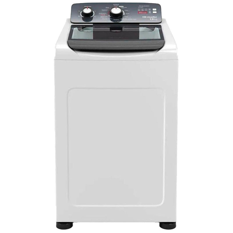 MÁQUINA DE LAVAR MUELLER AUTOMÁTICA 13KG COM CICLO RÁPIDO BRANCO - 127V
