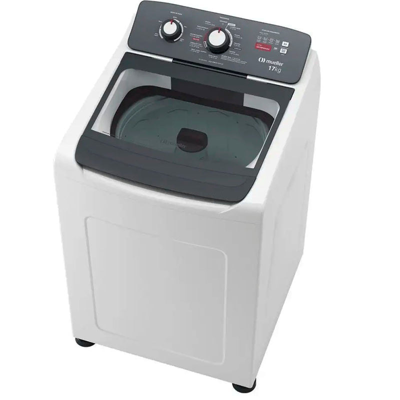 MÁQUINA DE LAVAR MUELLER AUTOMÁTICA 17KG COM CICLO RÁPIDO BRANCO - 127V