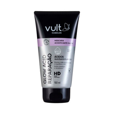 Máscara Capilar Glow Acidificante Vult Cabelos 150Ml