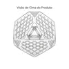 Centro de Mesa Aura - 33cm - AZ Glass