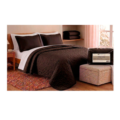 Cobre Leito Casal 3 Peças Matelassê Cassis - AZ Home