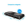 Fogão Elétrico Cooktop Portátil 2 Bocas - 2.000W