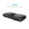 Fogão Elétrico Cooktop Portátil 2 Bocas - 2.000W