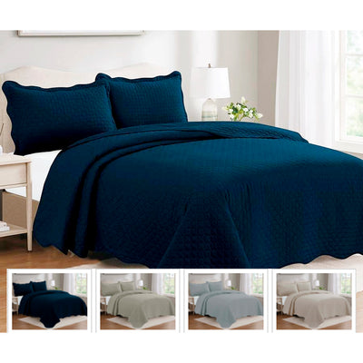 Colcha Focus Queen 3 Peças 240x260 cm Sortida